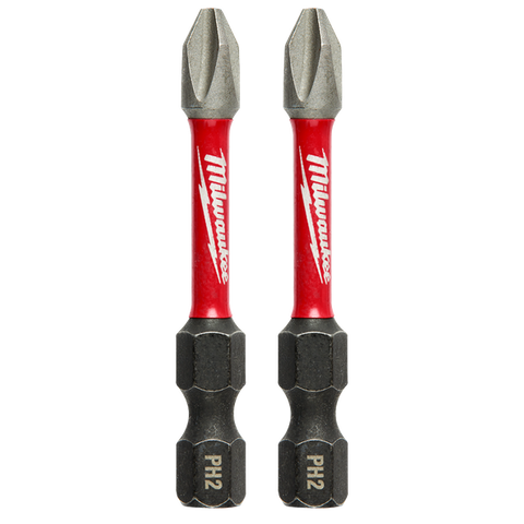 POWER BIT MILW PHILLIPS #2 50MM 2" 2PK