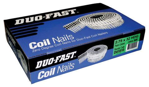 NAIL COIL DUOFAST 32X2.7MM GALV F/H (BOX 3600)