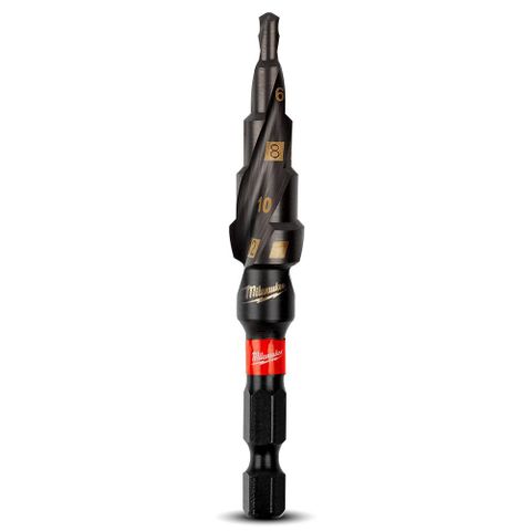 STEP DRILL SHOCKWAVE 4-12MM 5 STEP MILW