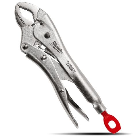 PLIER MILW TORQUE LOCK CURV JAW 7" / 180MM MAXBIT