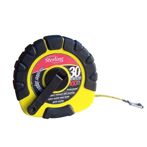 TAPE MEASURE 30MT 10MM STEEL BLADE CLOSED REEL