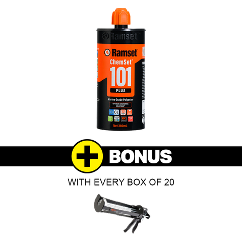 RAMSET ADHESIVE POLYESTER CHEMSET 101 PLUS 380ML