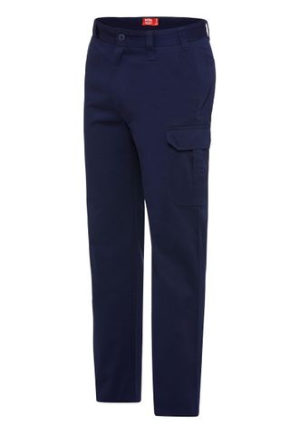 TROUSER HARD YAKKA CARGO NAVY 127ST