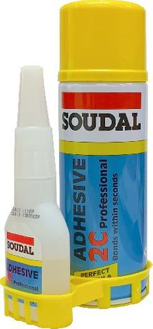 ADHESIVE SOUDAL 2C 100G CYANO & 400ML ACTIVATOR