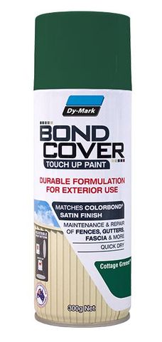 PAINT SPRAY DYMARK BONDCOVER COTTAGE GREEN 300G