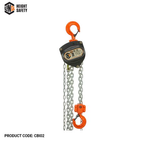 CHAIN BLOCK 2T X 6M OVERLOAD LINK CBI0206