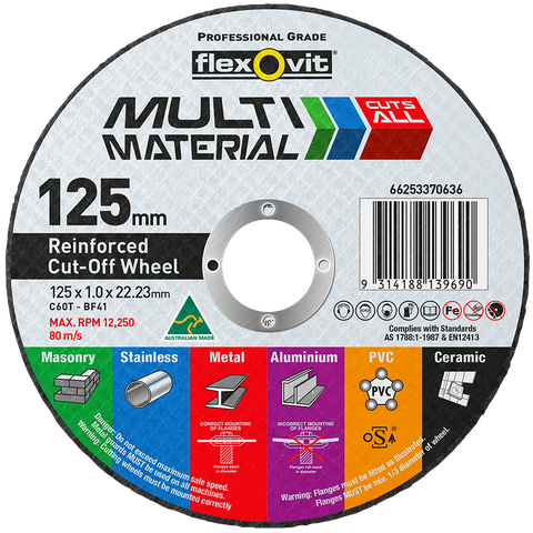 DISC CUT OFF MULTI MAT FLEXOVIT 100X1X16MM