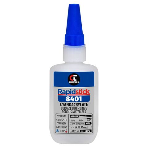 ADHESIVE INSTANT ALL SURFACE POROUS 50G RAPIDSTICK