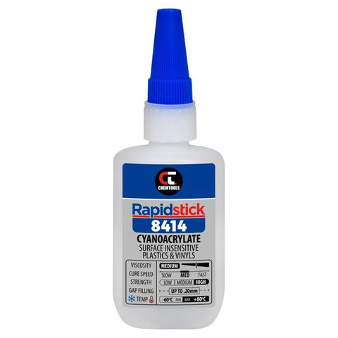 ADHESIVE INSTANT ALL SURF PLAS/VIN 50G RAPIDSTICK