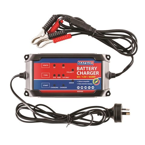 BATTERY CHARGER 6/12V 7 STAGE 4A MATSON