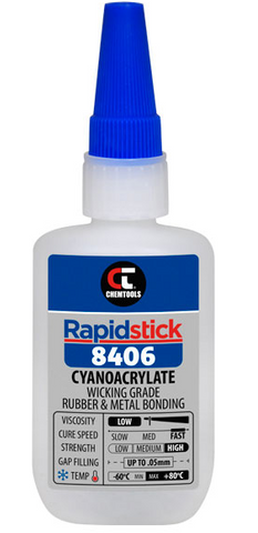 ADHESIVE INSTANT WICKING RUB/METAL 50G RAPIDSTICK