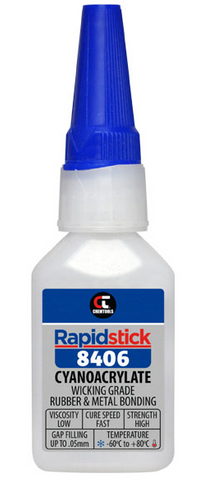 ADHESIVE INSTANT WICKING RUB/METAL 25ML RAPIDSTICK