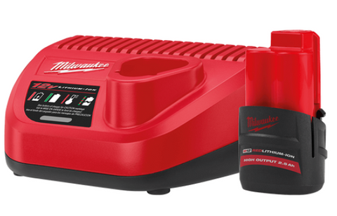 BATTERY PACK 2.5AH M12HOSP201B