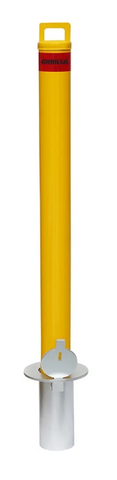 BOLLARD STEEL REMOVABLE KEYLOCK 900X90MM GORILLA