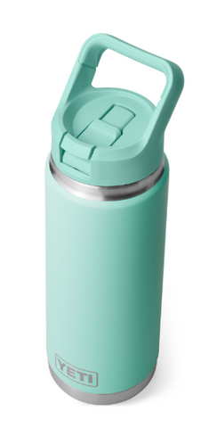 BOTTLE RAMBLER STRAW 26OZ 760ML SEAFOAM YETI