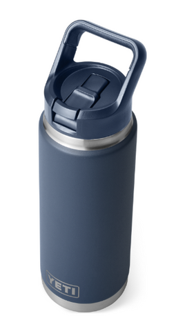 BOTTLE RAMBLER STRAW 26OZ 760ML NAVY YETI