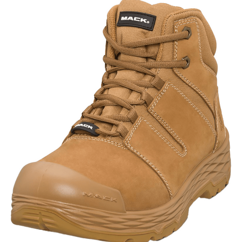 BOOT MACK SHIFT SAFETY ZIP UNISEX HONEY SIZE 7