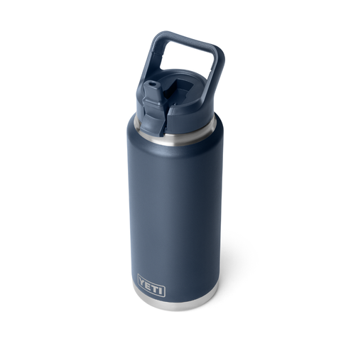 BOTTLE RAMBLER C STRAW 36OZ 1065ML NAVY YETI