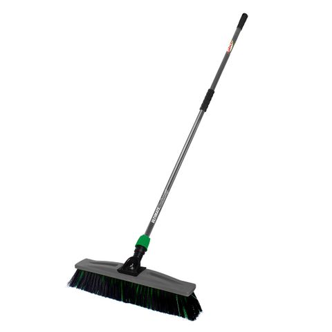 BROOM HARD PROSWEEP SABCO METAL W/ HANDLE 450MM