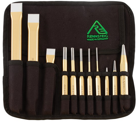 CHISEL PIN+CENTR PUNCH RENNSTEIG 1 SET (KIT)