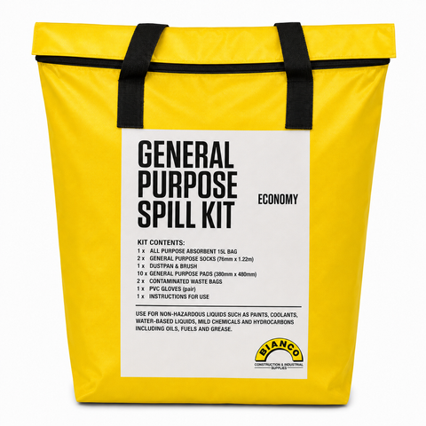 SPILL KIT GENERAL PURPOSE BRADY 50L BIANCO LOGO
