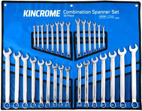 SPANNER SET COMBO 30 PCE AF/MET KINCROME (KIT)