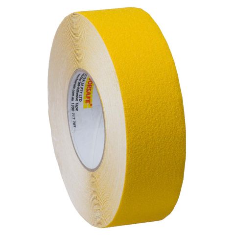 TAPE ANTI SLIP 50MMX18MT ROLL YELLOW TY50