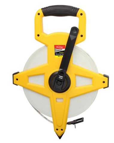 TAPE MEASURE OPEN REEL FIBREGLASS STERLING 120M