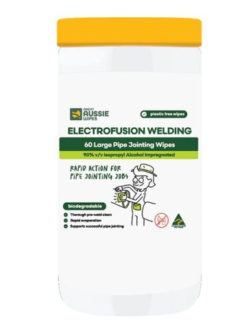 WIPES ELECTROFUSION 90% ISO ALCOHOL AUSSIE WIPES