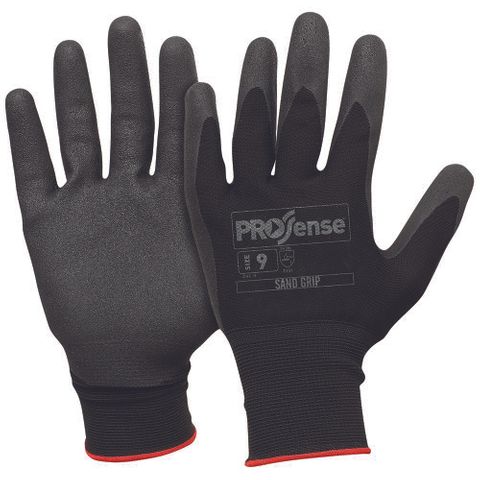 GLOVE PROSENSE SAND GRIP SIZE 9 PK12