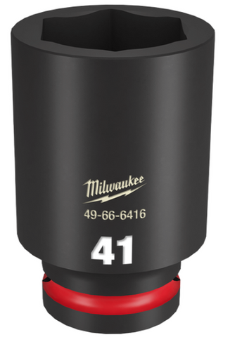 SOCKET IMP MILW SHOCKWAVE 3/4" DR DEEP 41MM (PCE)