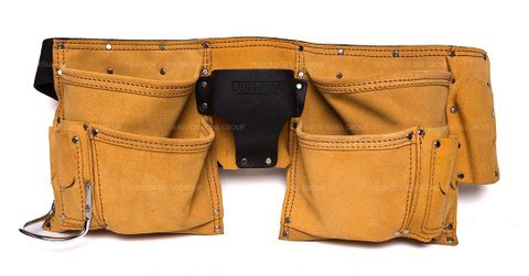 LEATHER APRON TOOL 10 POCKET SPLIT BUIDPRO