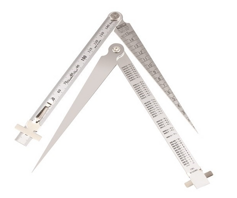 TOLEDO TAPER GAUGE 0-15MM W/150MM RULE