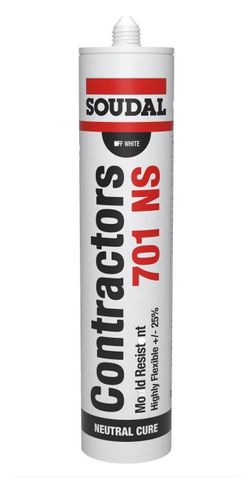 SILICONE SOUDAL CONTRACTORS 701 MISTY GREY 300ML