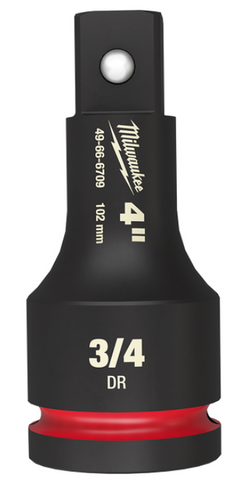 SOCKET EXT IMP MILW SHOCKWAVE 3/4" DR 102MM (PCE)