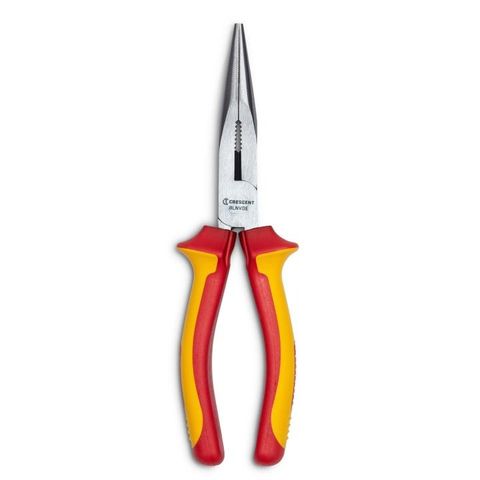 PLIER LONG NOSE 8" 200MM 1000V VDE CRESCENT