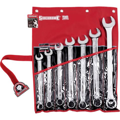 SPANNER SET SIDCHROME R/OE MET 7 PCE 21-36MM