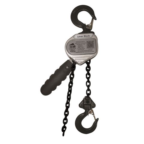 LEVER BLOCK BEAVER 3S MANUAL 250KGX1.5M LIFT GREY