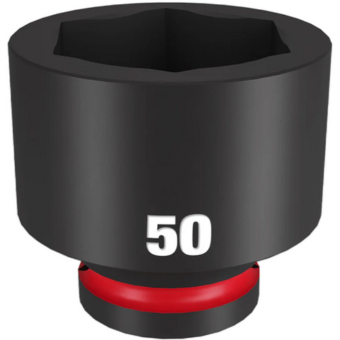 SOCKET IMP MILW SHOCKWAVE 3/4" DR STD 50MM (PCE)