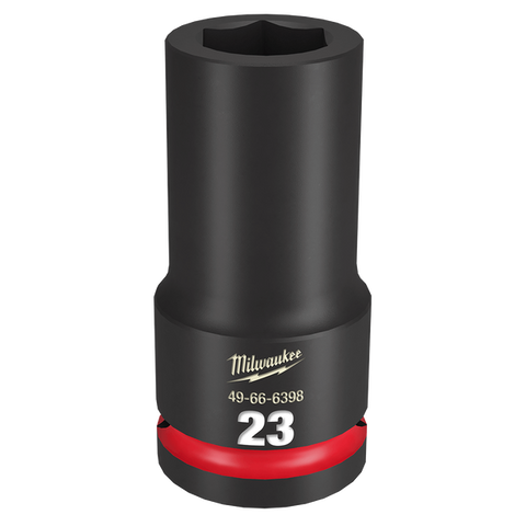 SOCKET IMP MILW SHOCKWAVE 3/4" DR DEEP 23MM (PCE)
