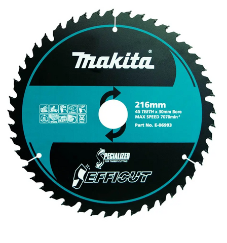 TCT SAW BLADE EFFICUT 216MMX45T E-06993 MAKITA