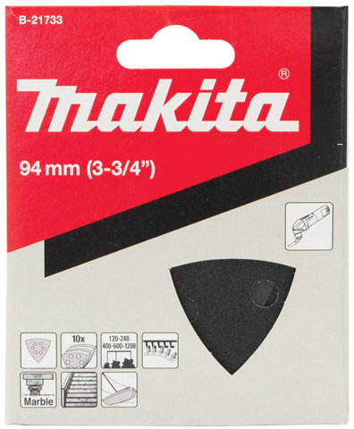 MULTITOOL SAND PAPER MIXED MAKITA BLACK (PACK10)