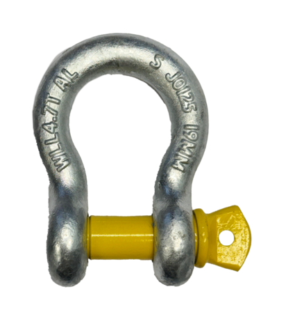 SHACKLE BOW 25MM 8.5T SCREW PIN GRD S