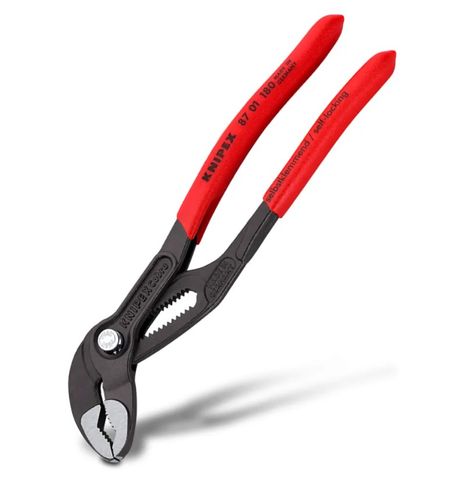 KNIPEX COBRA WATER PUMP PLIER (MULTIGRIP) 180MM PU