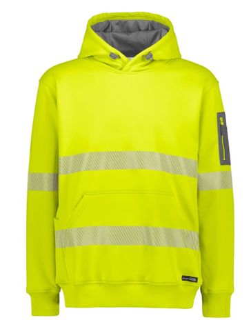 HOODIE HIVIS YELLOW REFLECT STREETWORX MED ZT867