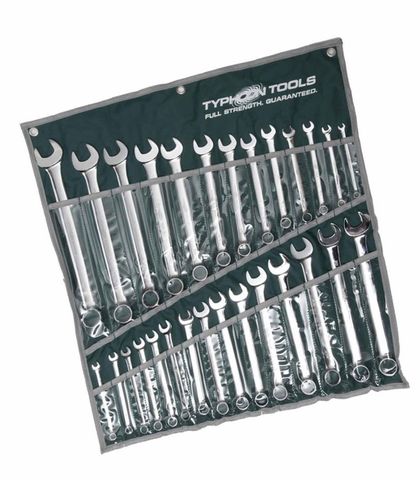SPANNER SET TYPHOON COMBINATION R/OE 28P CE