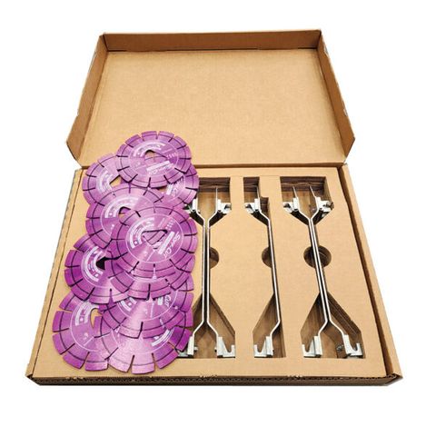 BLADE SKID PLATE KIT XL6-1000 HUSQ PURPLE (BOX 10)
