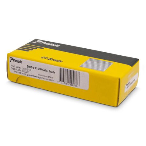 NAIL BRAD PASLODE 30MM C130 ZINC (BOX 5000)