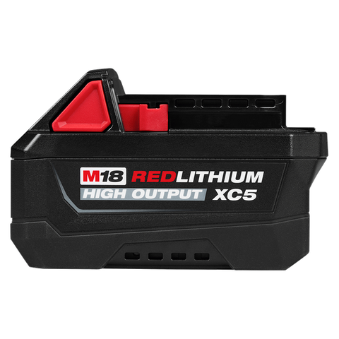 BATTERY HIGH OUTPUT XC5 REDLITHIUM M18 5.0AH MILW