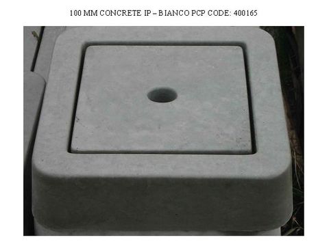 IP CONCRETE COVER/FRAME SQUARE 380x380x100MM